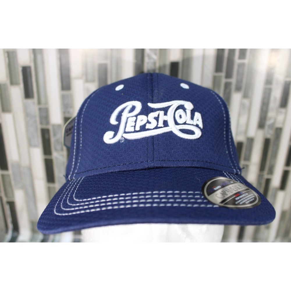 NEW Cap America‎ Pepsi-Cola Hat Blue White Adjustable